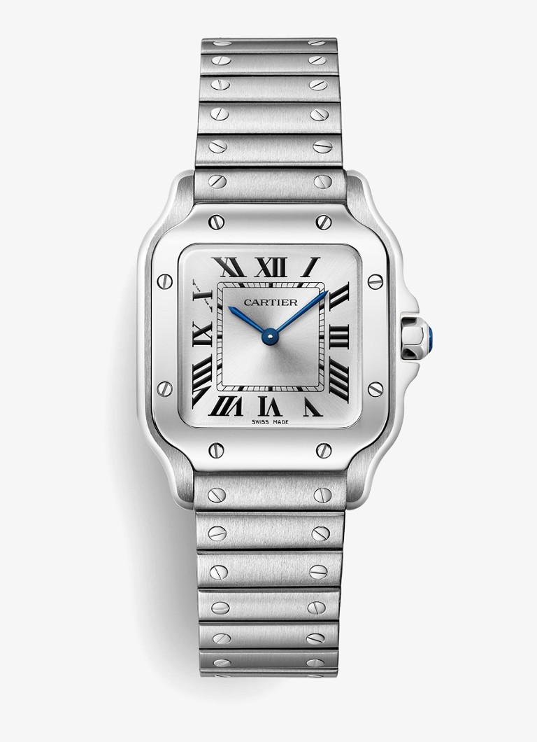 Cartier Dames Santos de Cartier horloge CRWSSA0082 in de kleur Zilver