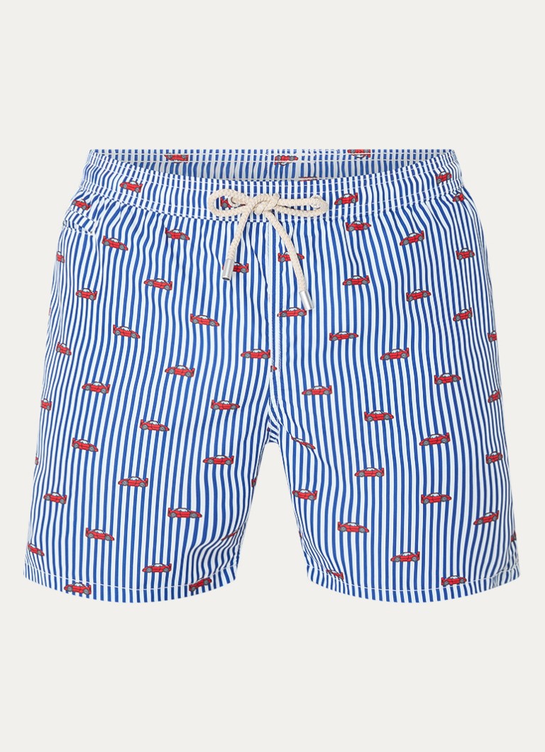 MC2 Saint Barth Heren Lighting zwemshorts met print in de kleur Blauw, maat: XL