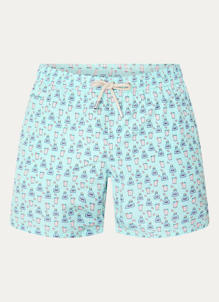 MC2 Saint Barth Heren Lighting zwemshorts met print in de kleur Beige, maat: XL