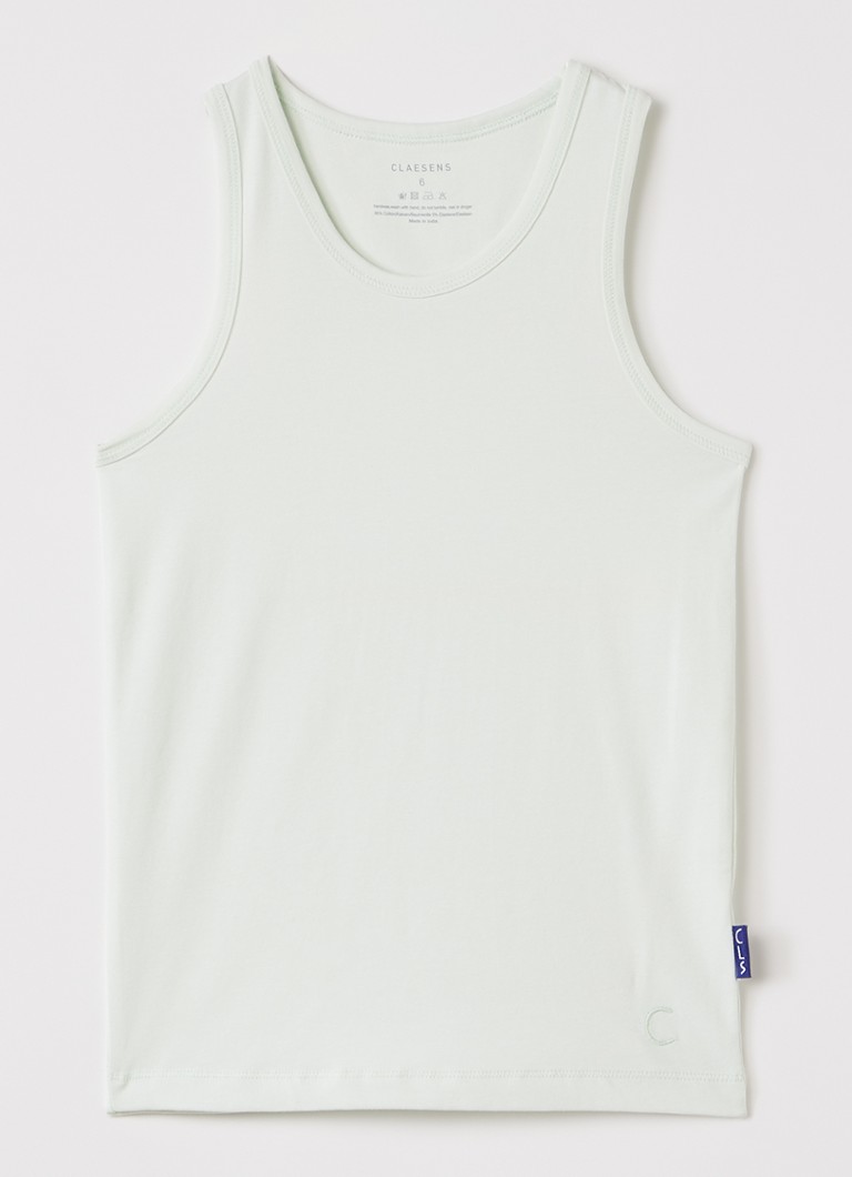 Claesens Jongens Singlet van katoen in de kleur Mint