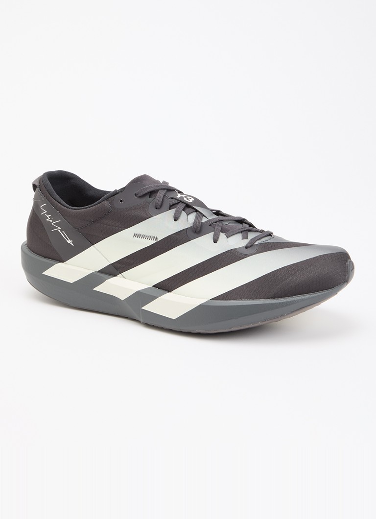 Y-3 Heren Adios 9 sneaker van mesh met logo in de kleur Zwart, maat: 45 1/3