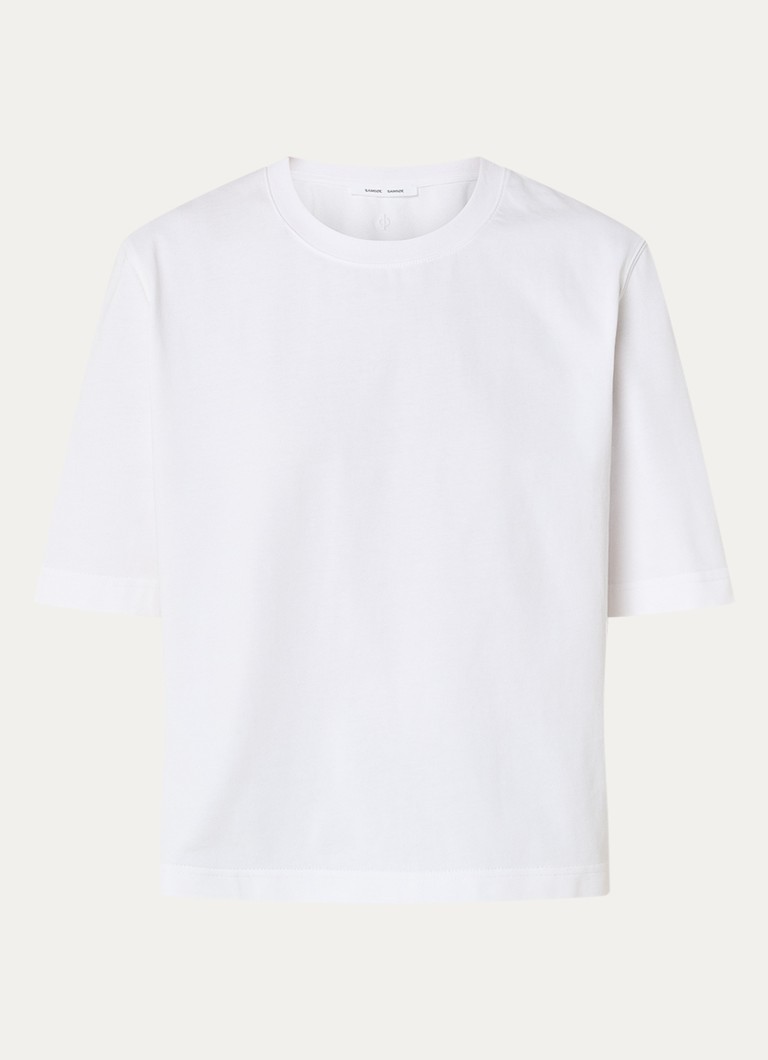 SAMSØE SAMSØE Dames Saabby T-shirt in de kleur Wit, maat: XL