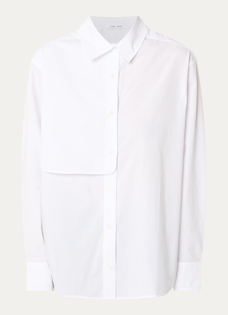 SAMSØE SAMSØE Dames Salovani blouse in de kleur Wit, maat: XS