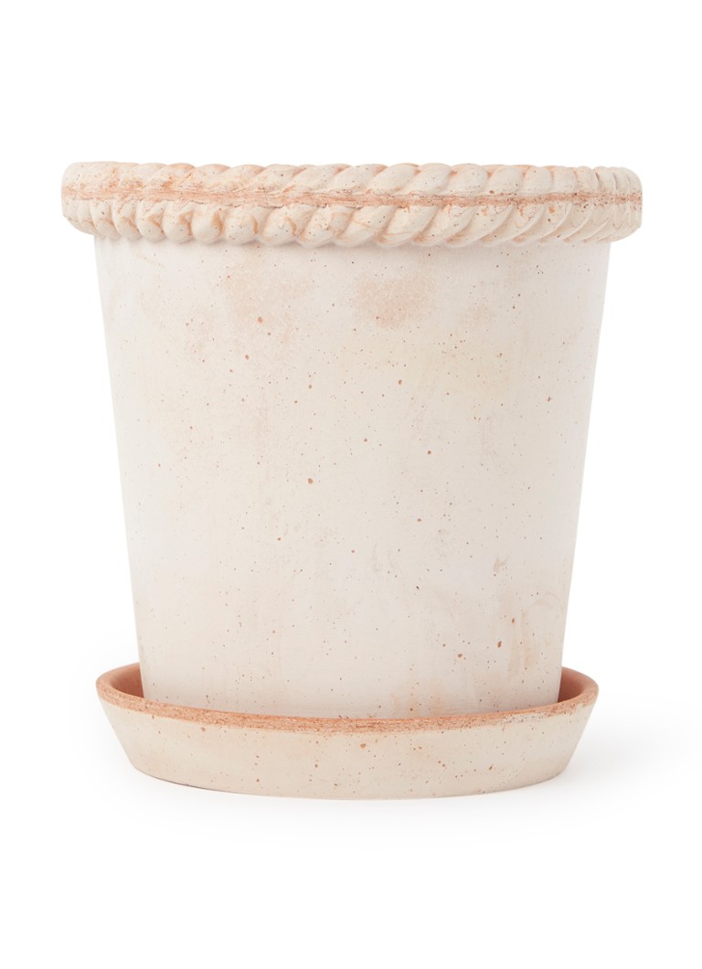 Bergs Potter Emilia bloempot voor binnen en buiten Ø25 cm Donkerbeige - Deal