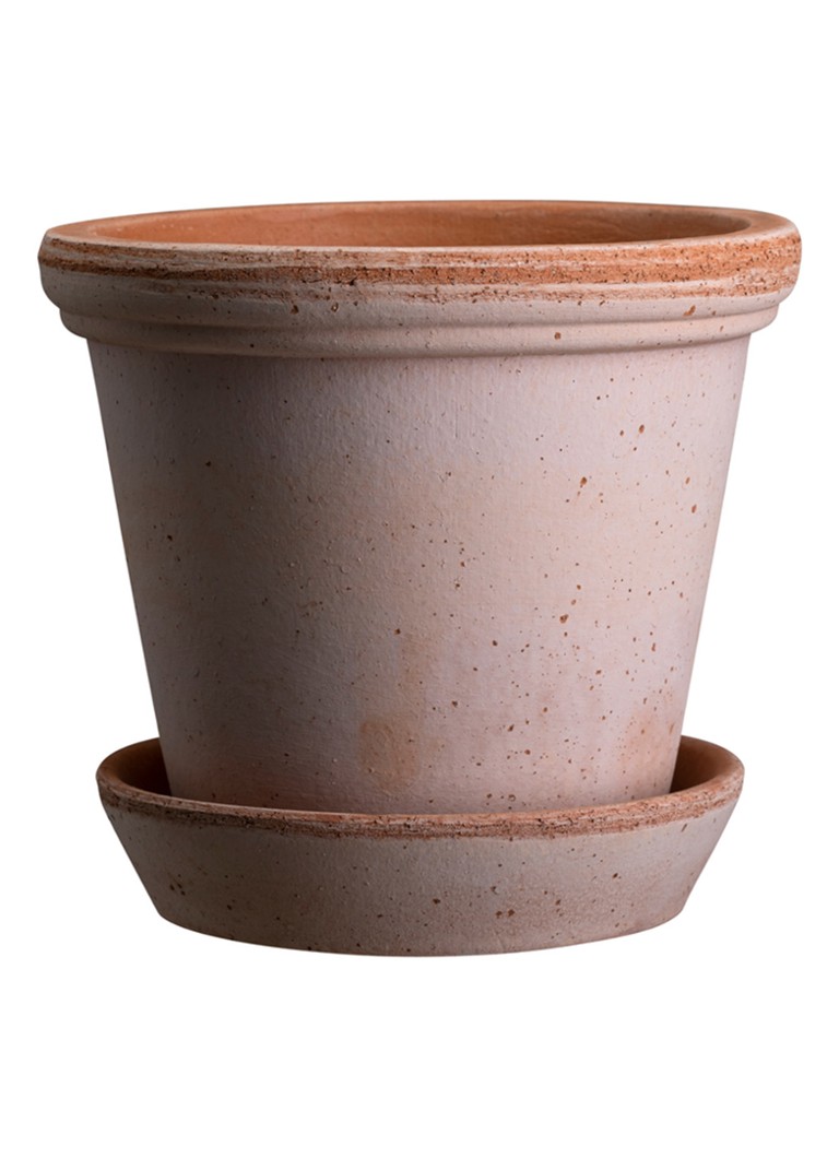 Bergs Potter Flora bloempot voor binnen en buiten Ø18 cm Donkerbeige - Deal