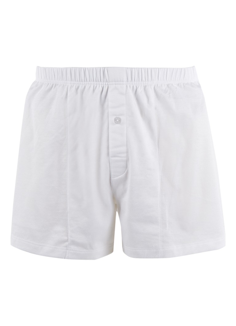 Hanro Heren Cotton Sporty boxershort in de kleur Wit, maat: XXL