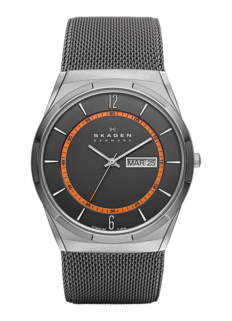 Skagen Heren Melbye horloge SKW6007 in de kleur Zilver