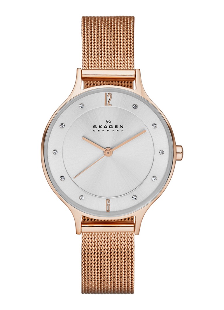 Skagen Dames Albuen horloge SKW2151 in de kleur Roségoud