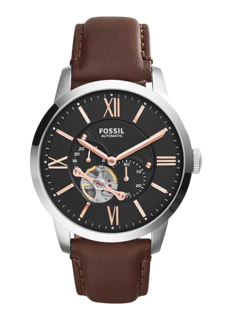 Fossil Heren Townsman horloge ME3061 in de kleur Zilver