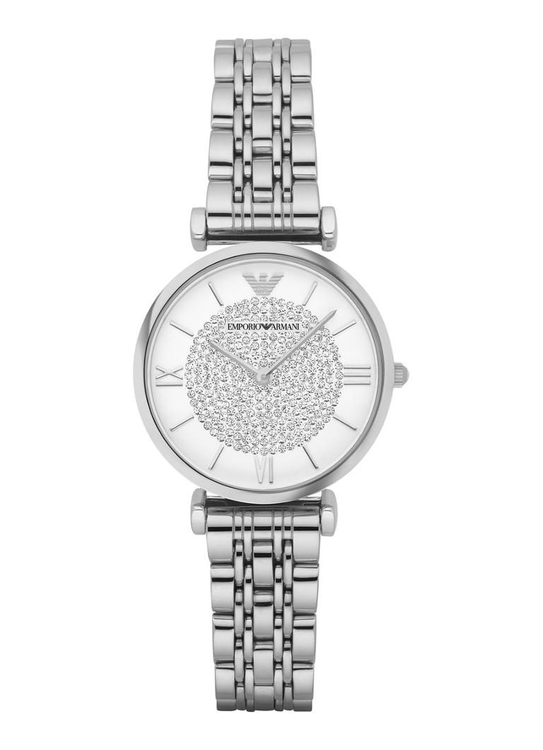Armani Dames Horloge AR1925 in de kleur Zilver