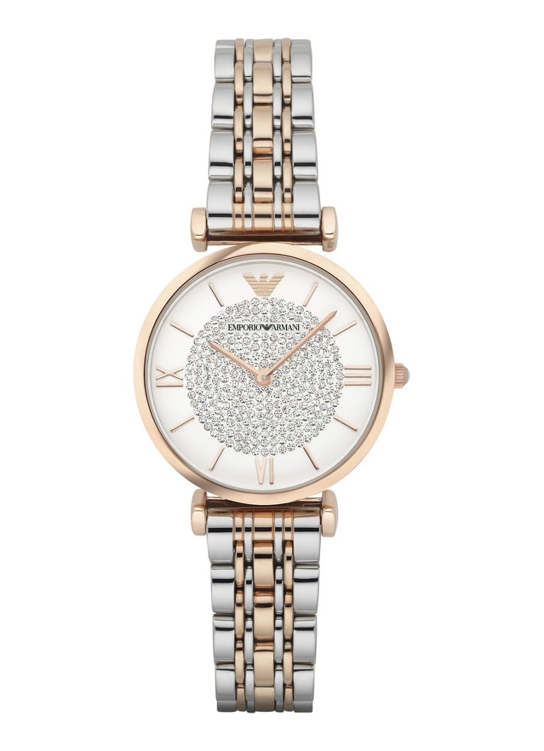 Armani Dames Horloge AR1926 in de kleur Roségoud