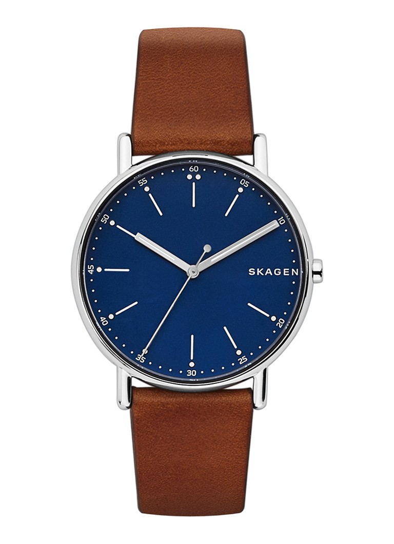Skagen Heren Sigantur horloge SKW6355 in de kleur Zilver