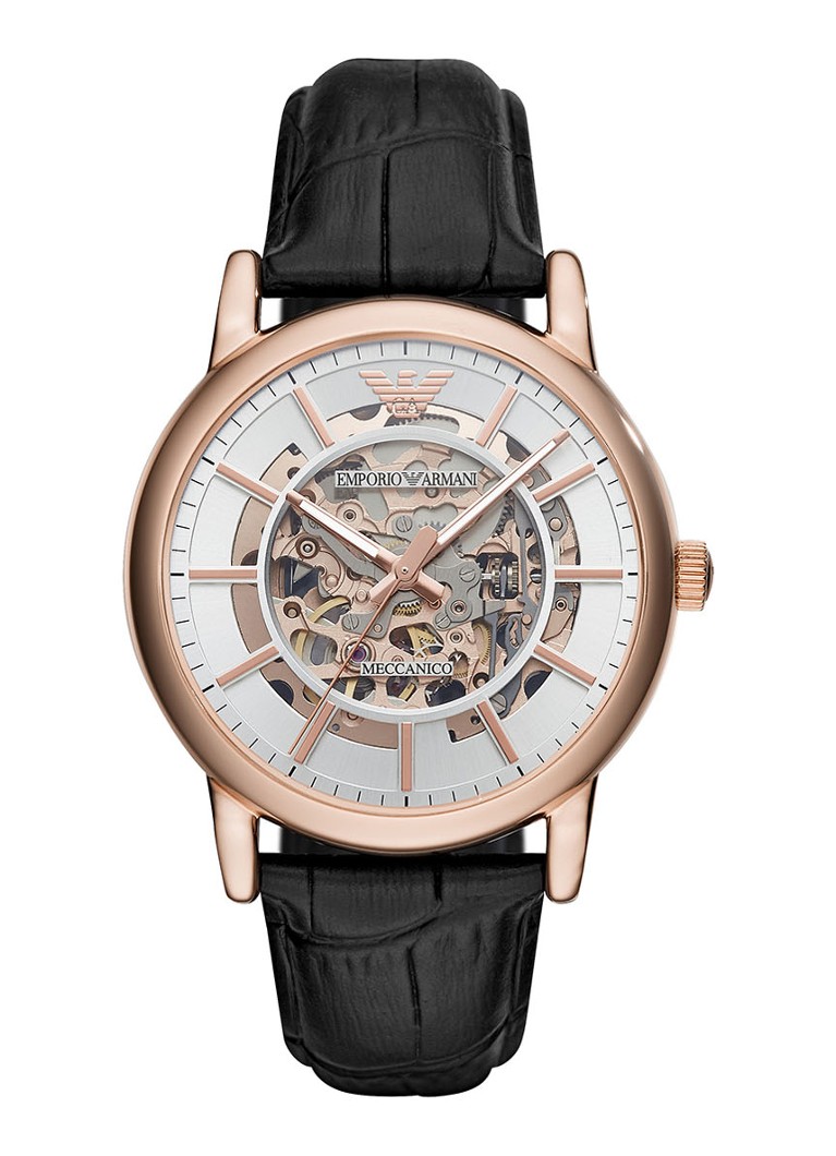 Armani Heren Horloge AR60007 in de kleur Roségoud