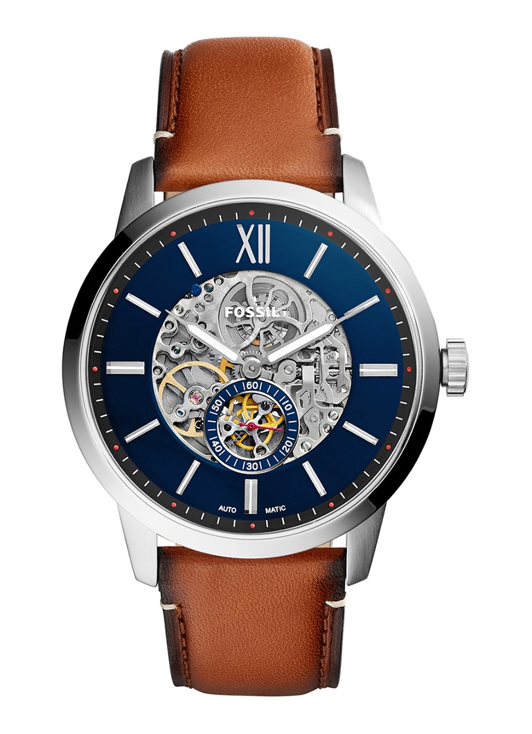 Fossil Heren Horloge ME3154 in de kleur Zilver