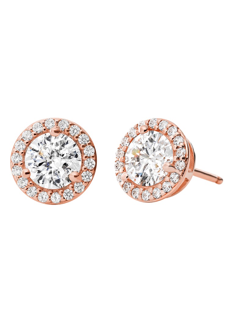 Michael Kors Dames Oorknopjes verguld MKC1035AN791 in de kleur Roségoud