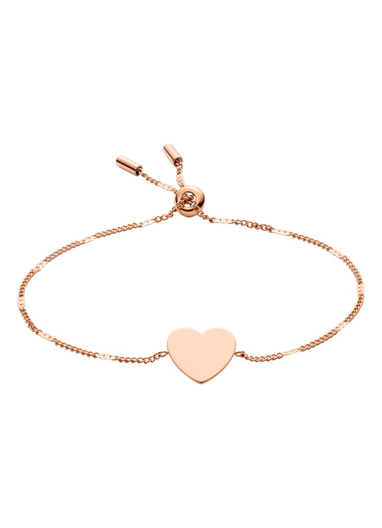 Fossil Dames Schakelarmband JF02965791 in de kleur Roségoud