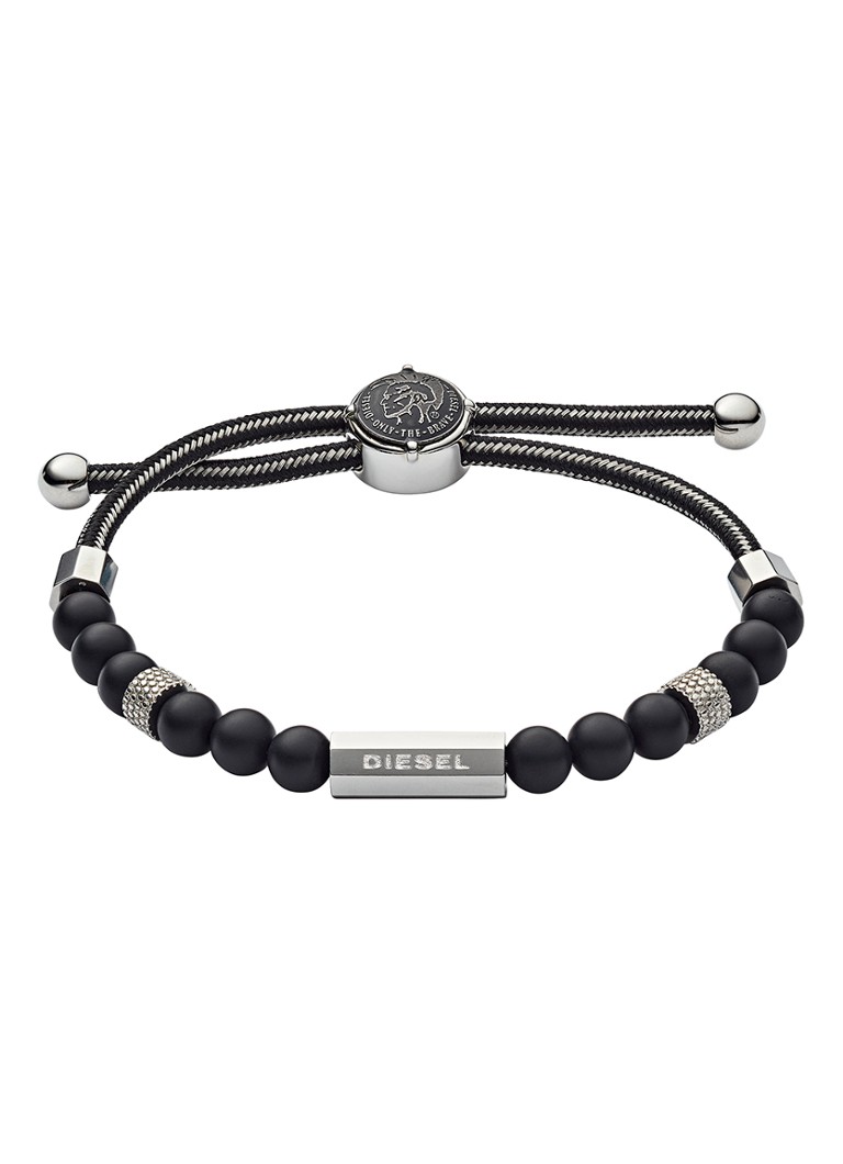 Diesel Heren Armband DX1151040 in de kleur Zwart