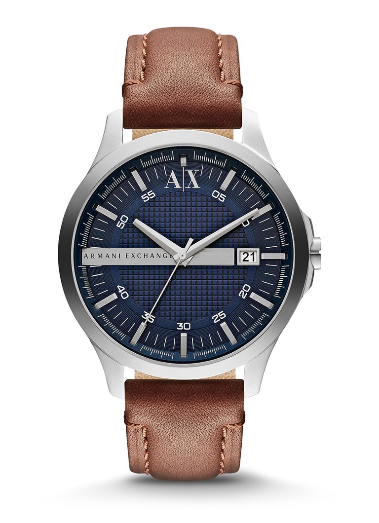 Armani Heren Horloge AX2133 in de kleur Zilver