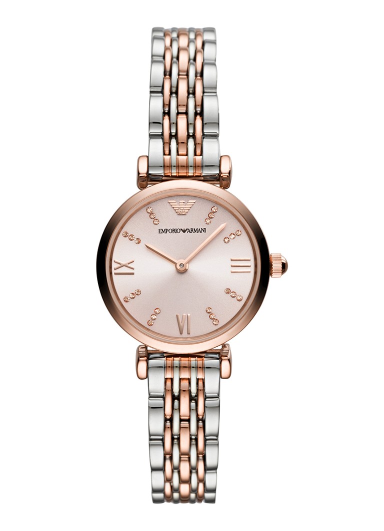 Armani Dames Horloge AR11223 in de kleur Roségoud