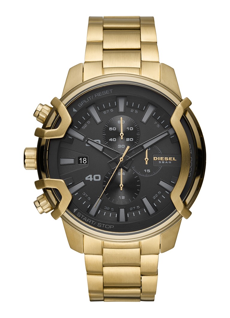 Diesel Heren DIESEL DZ4522 in de kleur Goud