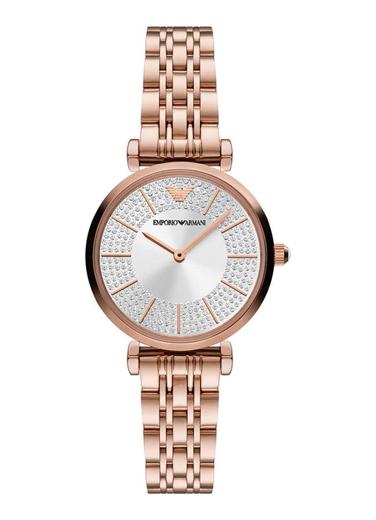 Armani Dames Horloge AR11446 in de kleur Roségoud