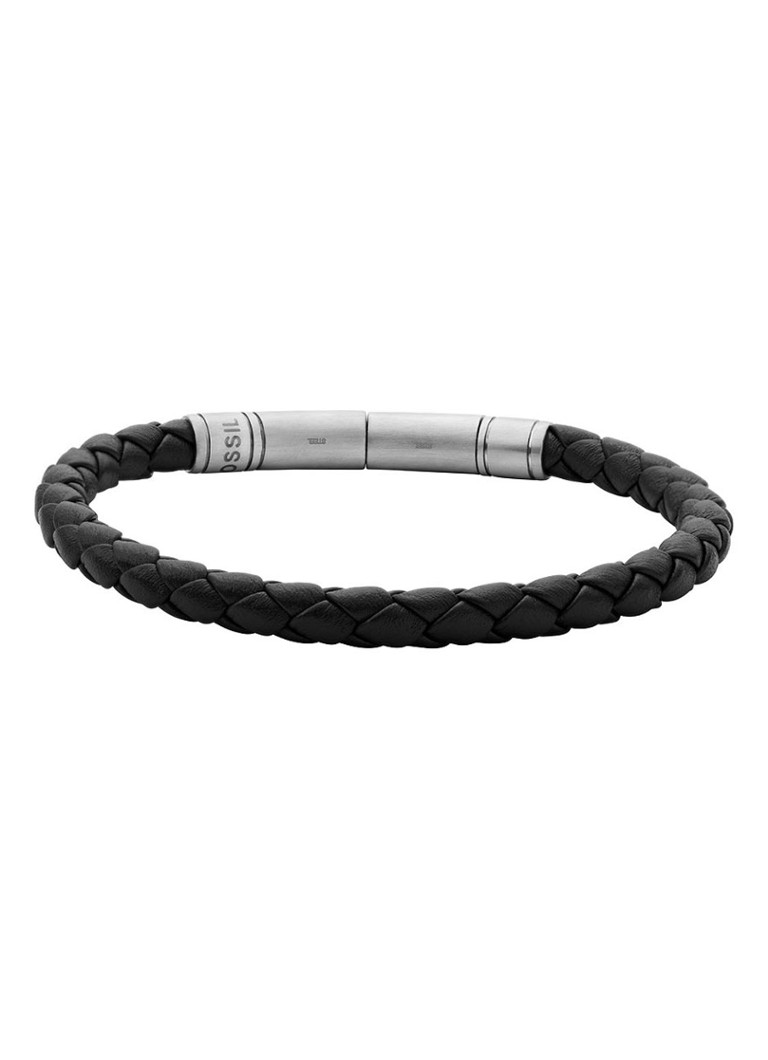 Fossil Heren Vintage Casual armband van leer JF04089040 in de kleur Bruin