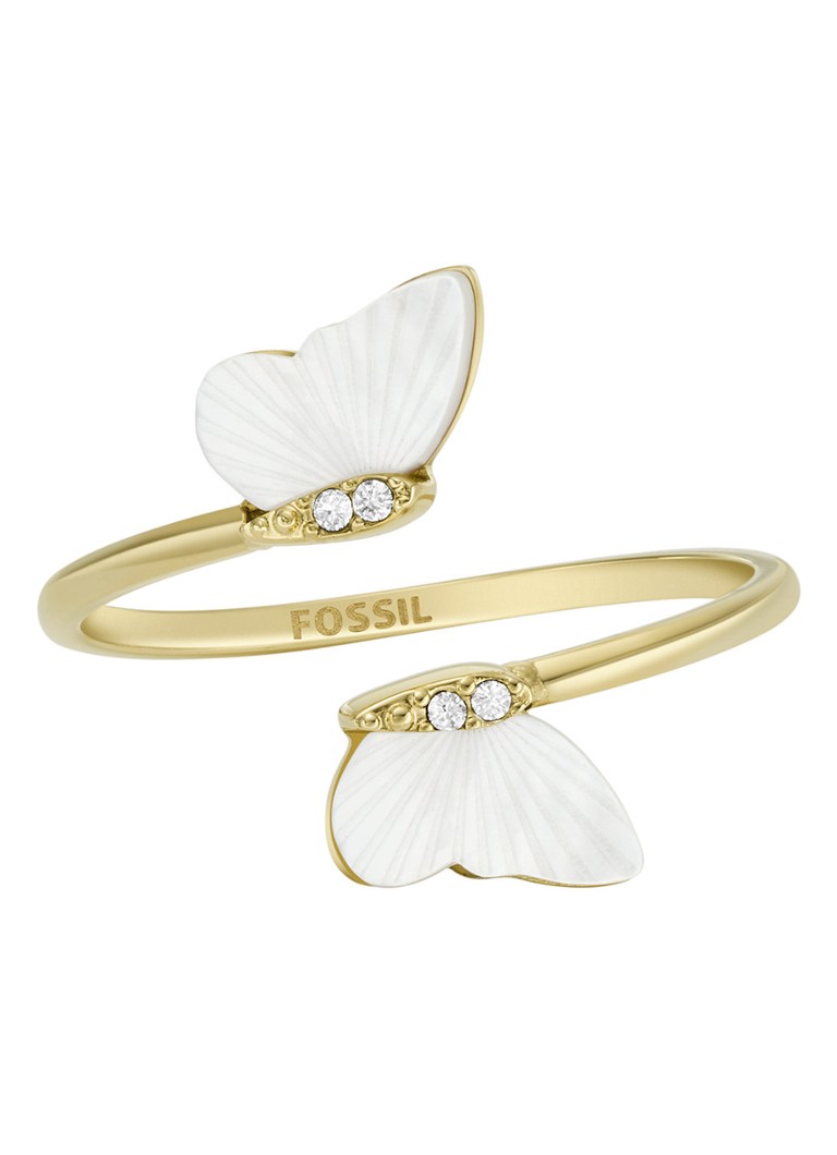 Fossil Dames Sutton ring JF04423710 in de kleur Goud