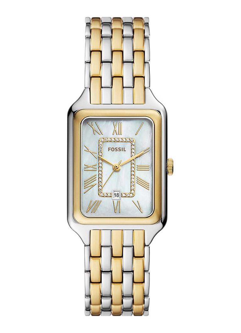 Fossil Dames Raquel horloge ES5305 in de kleur Zilver