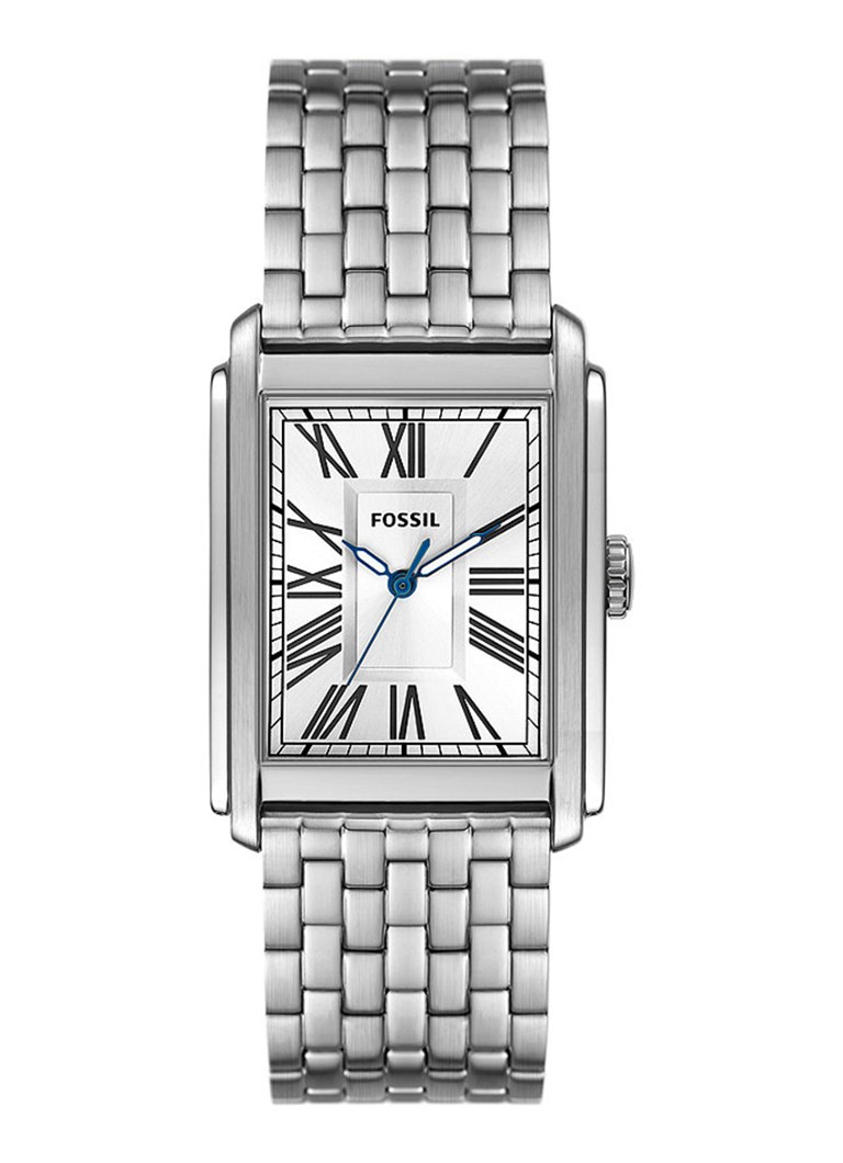 Fossil Heren Carraway horloge FS6008 in de kleur Zilver
