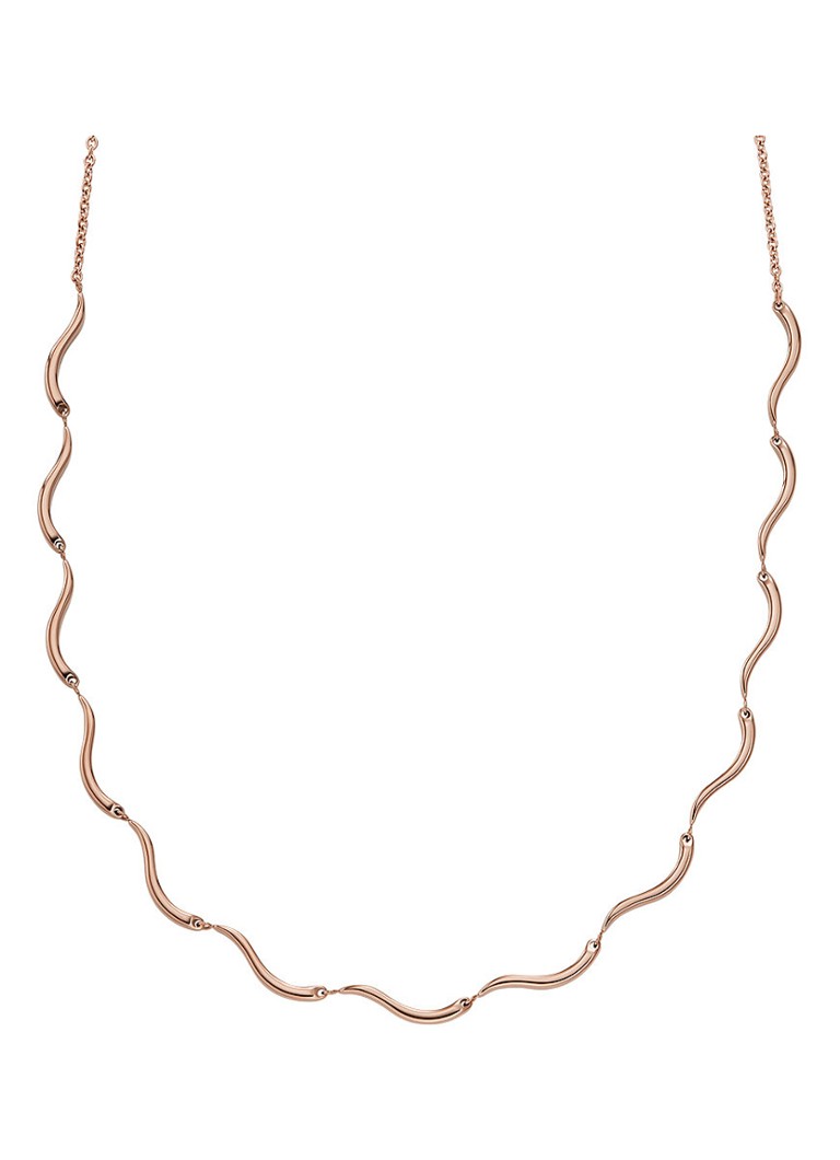 Skagen Dames Agnethe ketting SKJ1745791 in de kleur Roségoud