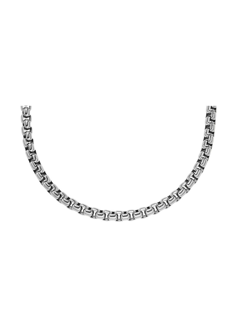Fossil Dames Schakelketting JF04576040 in de kleur Zilver