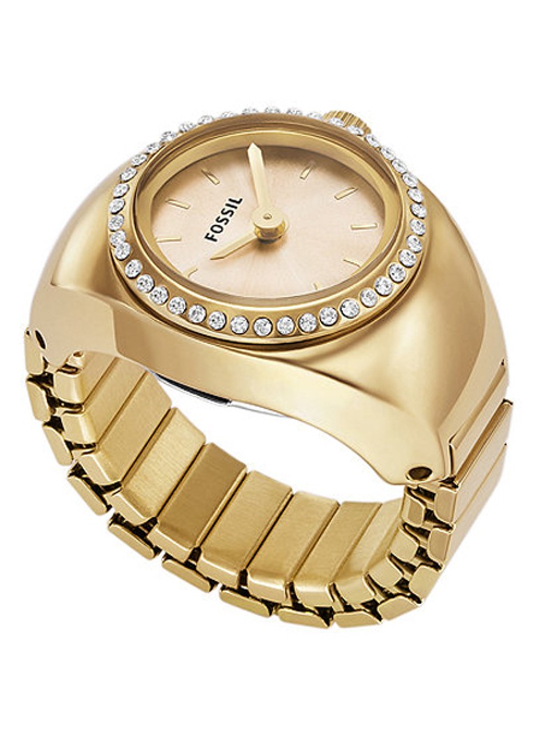 Fossil Heren Horloge ring ES5319 in de kleur Goud