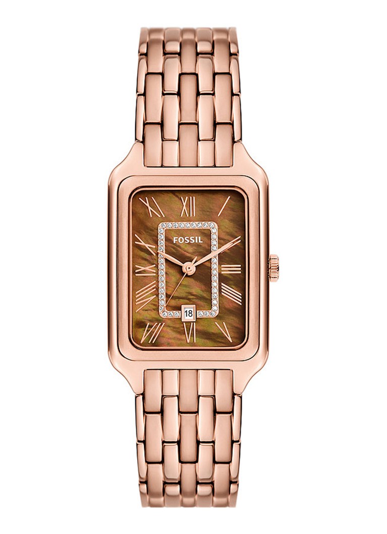 Fossil Dames Raquel horloge ES5323 in de kleur Roségoud