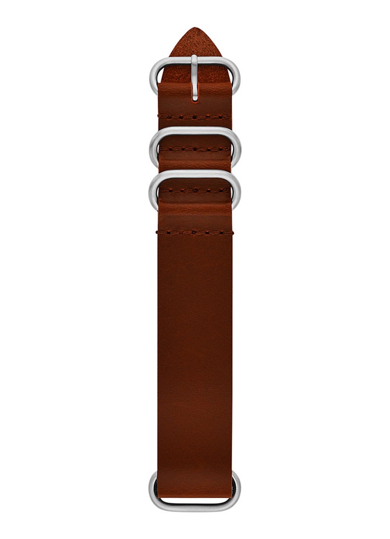 Fossil Heren Horlogeband S221521 in de kleur Hazelnootbruin