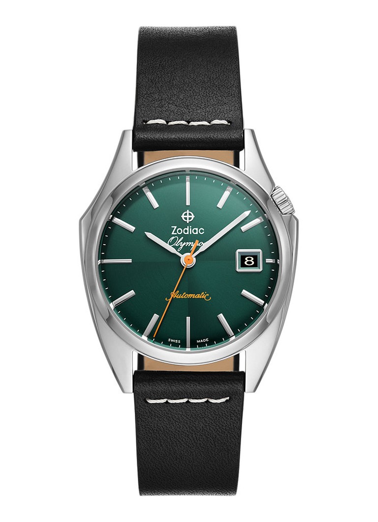 Zodiac Heren Olympos horloge ZO9714 in de kleur Zwart