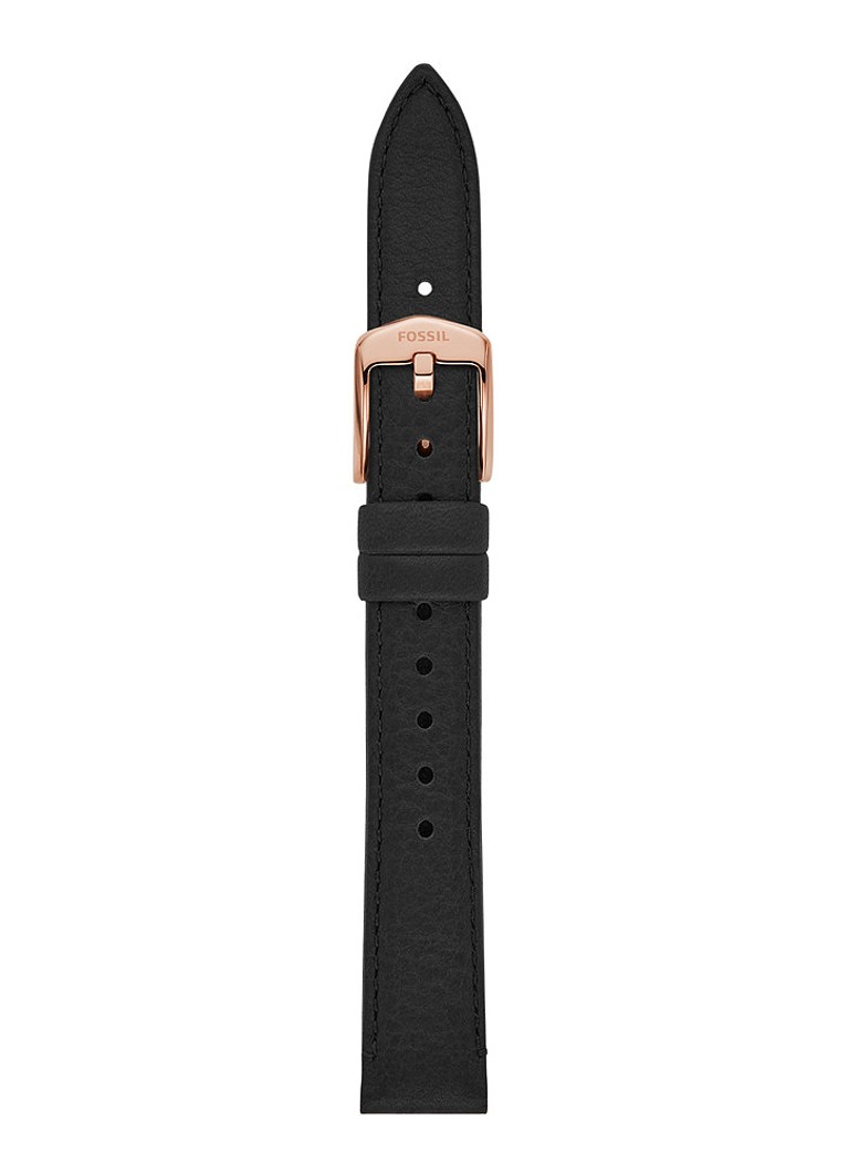 Fossil Dames Horlogeband S141222 in de kleur Zwart