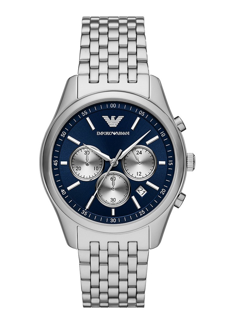 Armani Heren Horloge AR11582 in de kleur Zilver