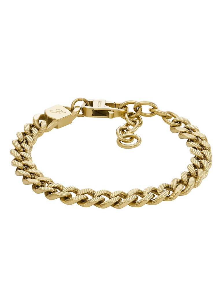 Fossil Heren Harlow schakelarmband JF04698710 in de kleur Goud