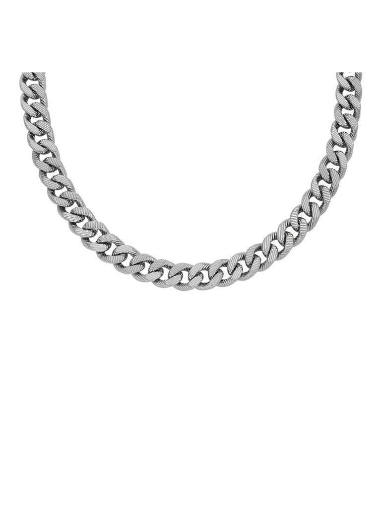 Fossil Heren Harlow schakelketting JF04696040 in de kleur Zilver