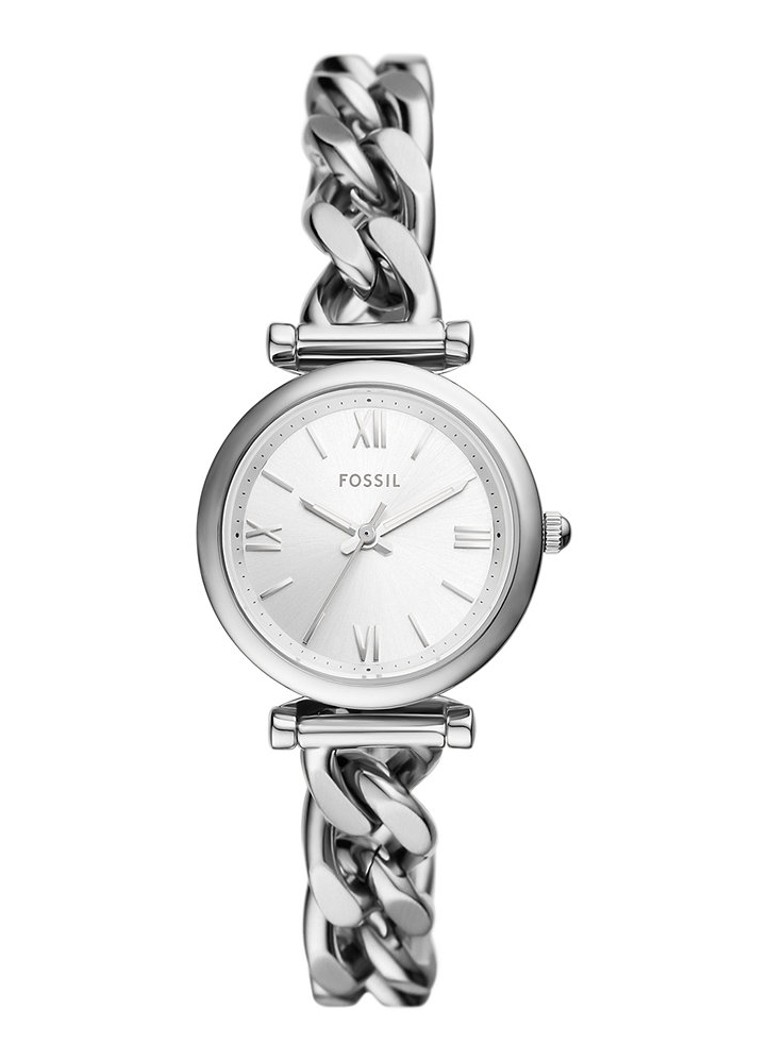 Fossil Dames Carlie horloge ES5331 in de kleur Zilver