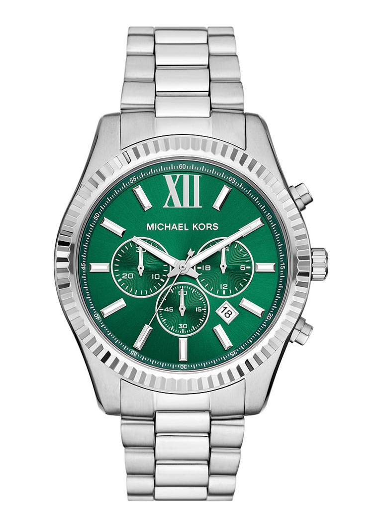 Michael Kors Heren Lexington horloge MK9152 in de kleur Zilver