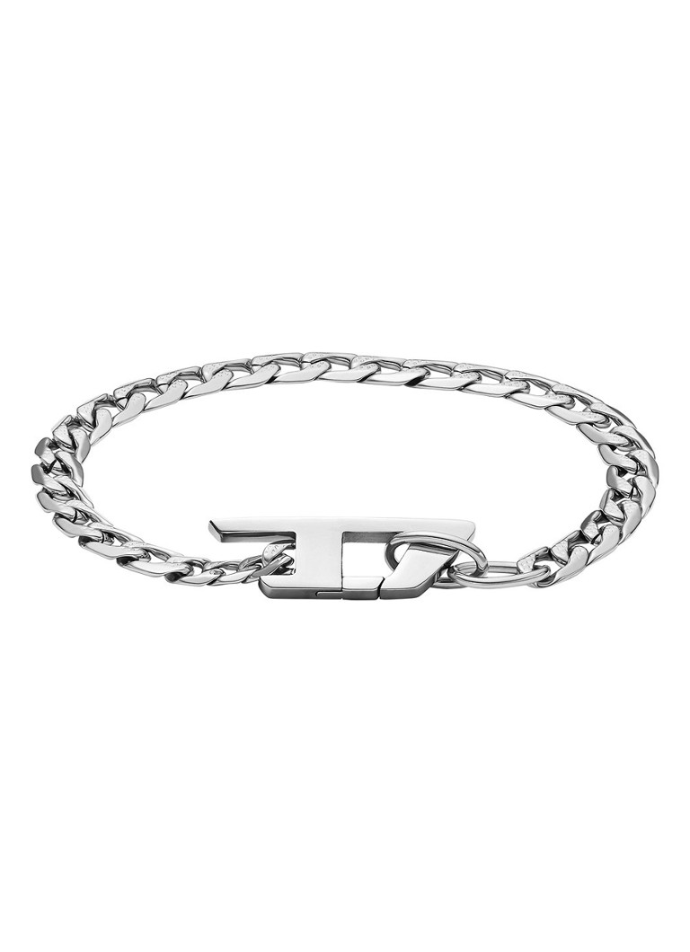 Diesel Heren Steel schakelarmband DX1496040 in de kleur Zilver