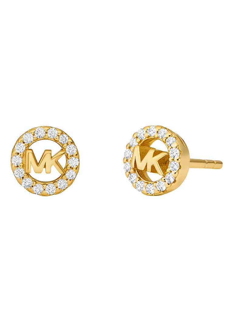 Michael Kors Dames Premium oorknopjes verguld MKC1727CZ710 in de kleur Goud
