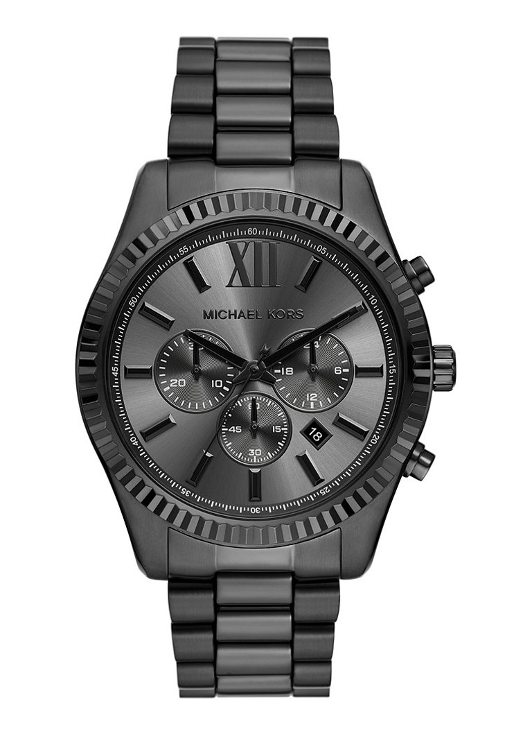 Michael Kors Dames Lexington horloge MK9154 in de kleur Zwart