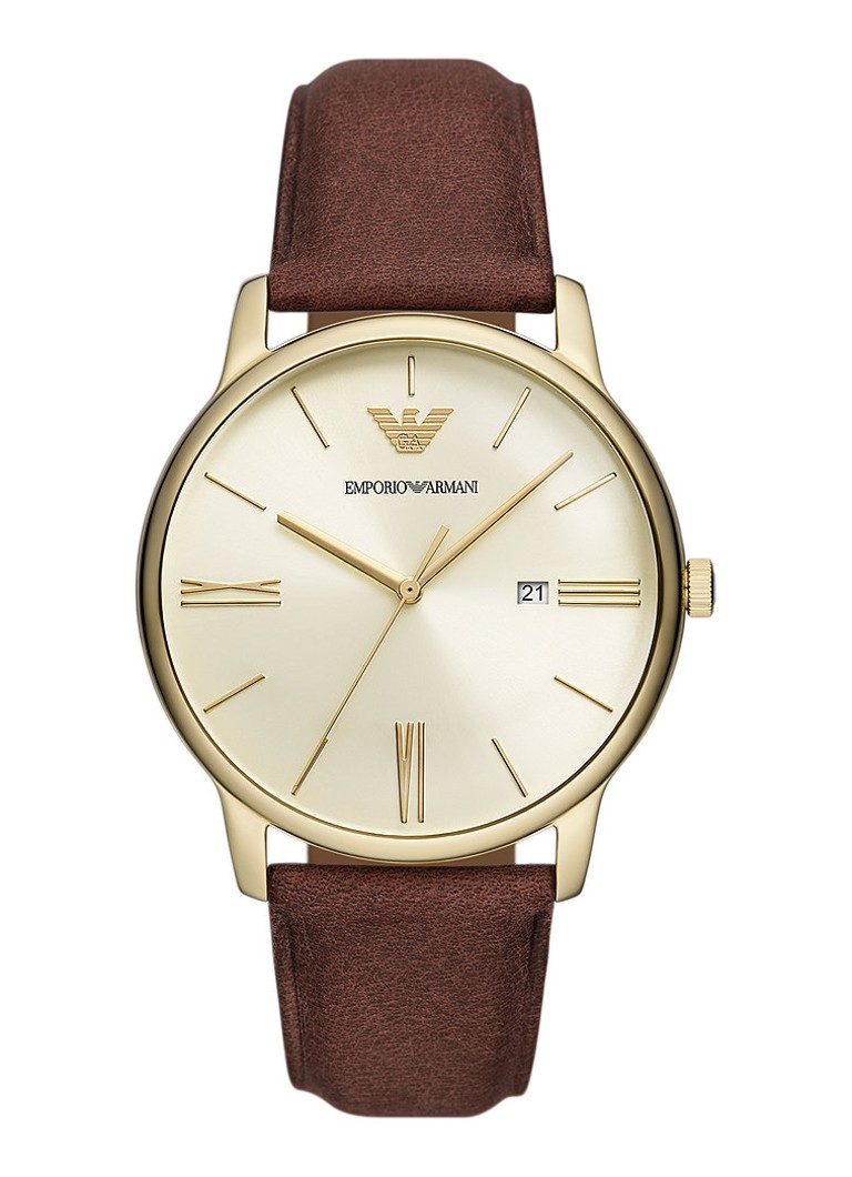 Armani Heren Horloge AR11610 in de kleur Bruin