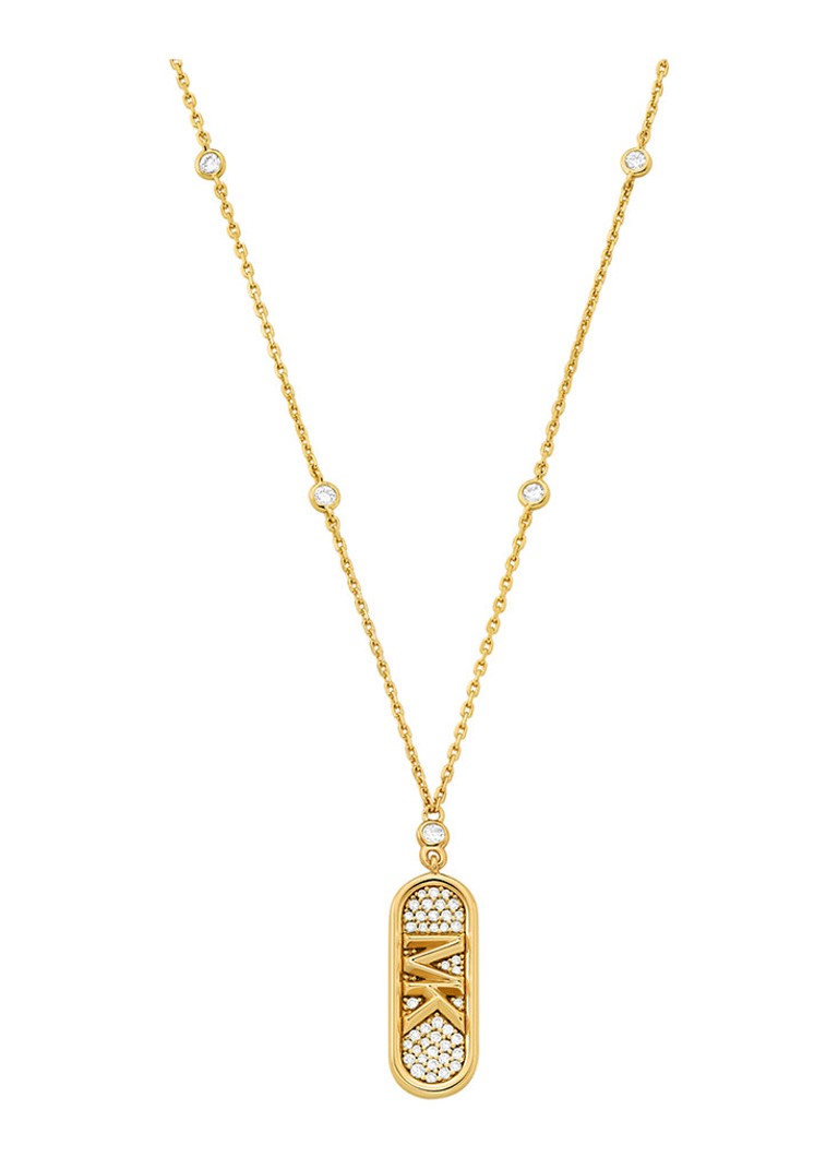 Michael Kors Dames Premium ketting verguld MKC1729CZ710 in de kleur Goud