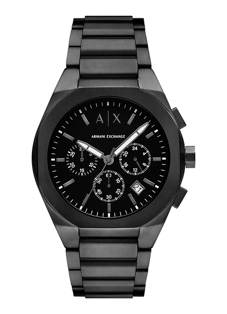 Armani Heren Horloge AX4183 in de kleur Antraciet