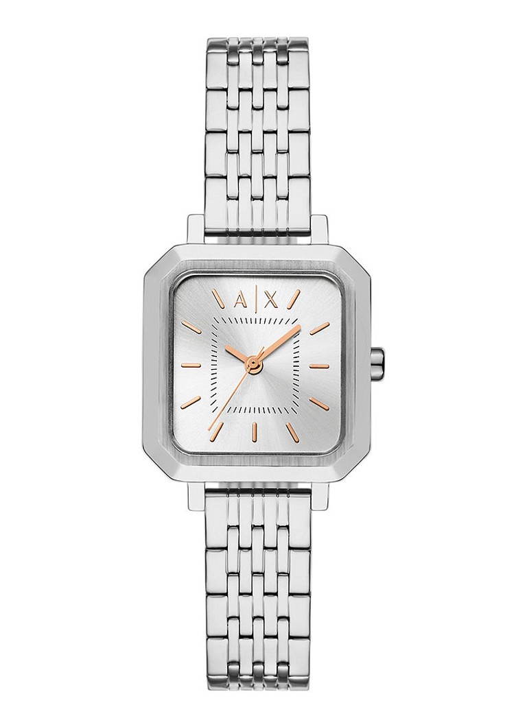 Armani Dames Horloge AX5724 in de kleur Zilver