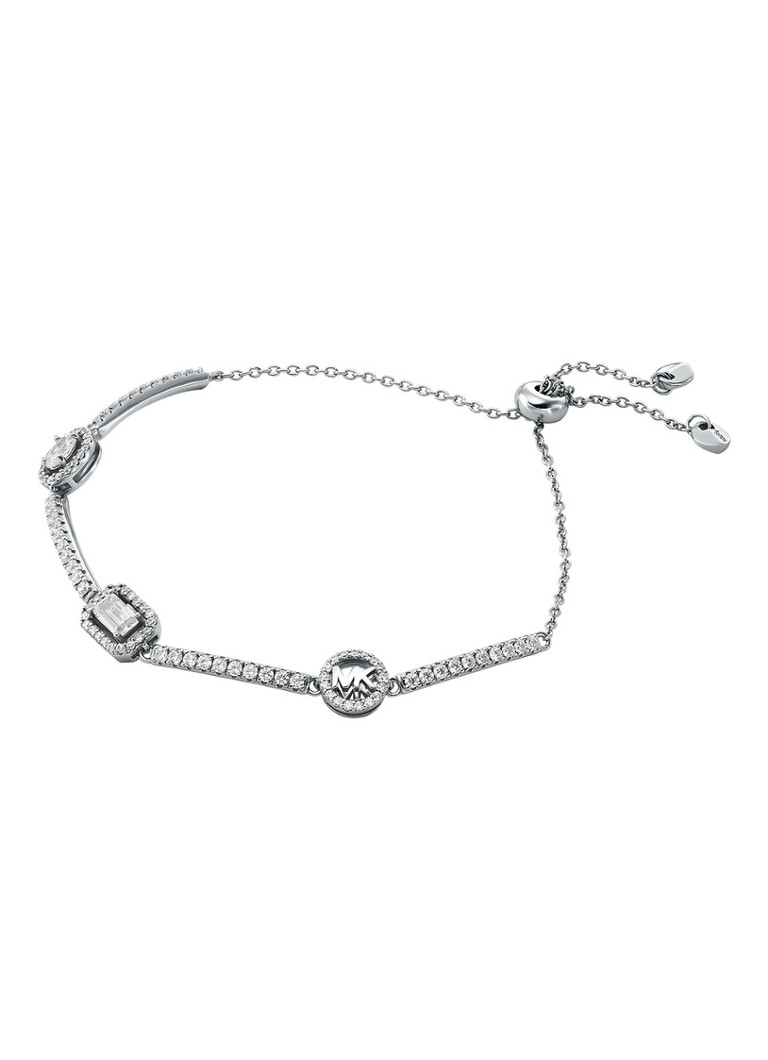 Michael Kors Dames Premium armband met zirkonia MKC1715CZ040 in de kleur Zilver