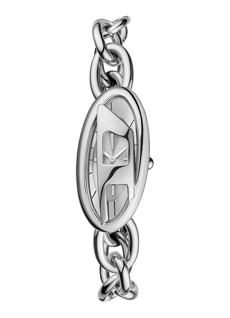 Diesel Dames D-Era horloge DZ5609 in de kleur Zilver
